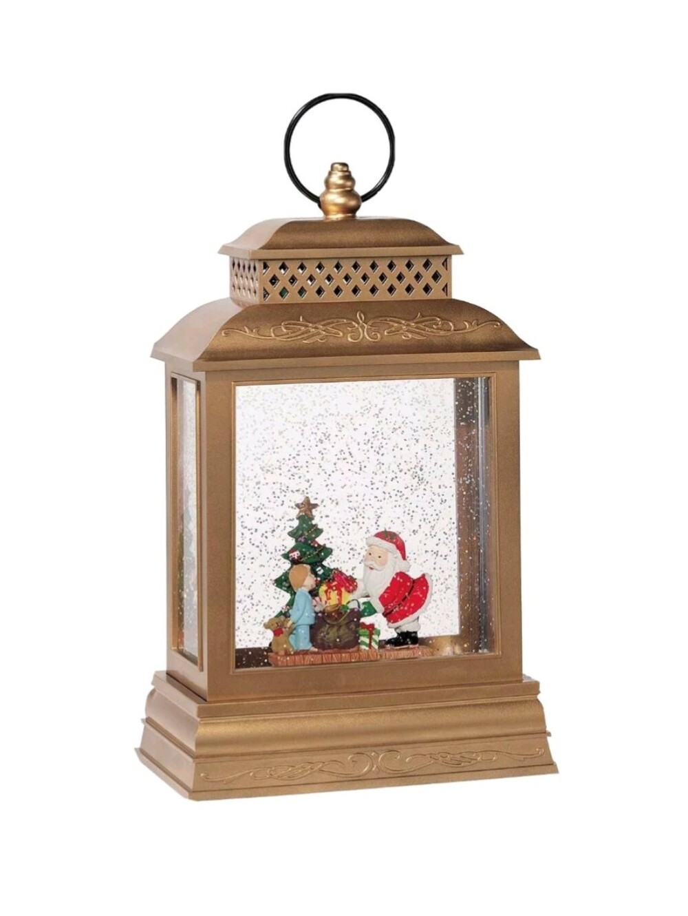 2021 Avon Gifts From Santa Snow Globe Lantern NIB